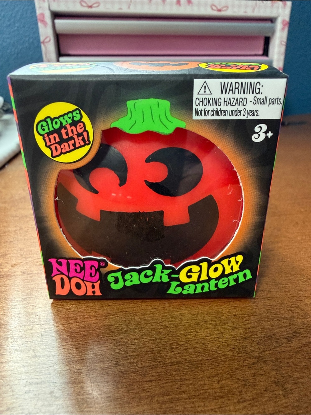 Needoh Jack-Glow Lantern Kids Toy - Orange Pumpkin